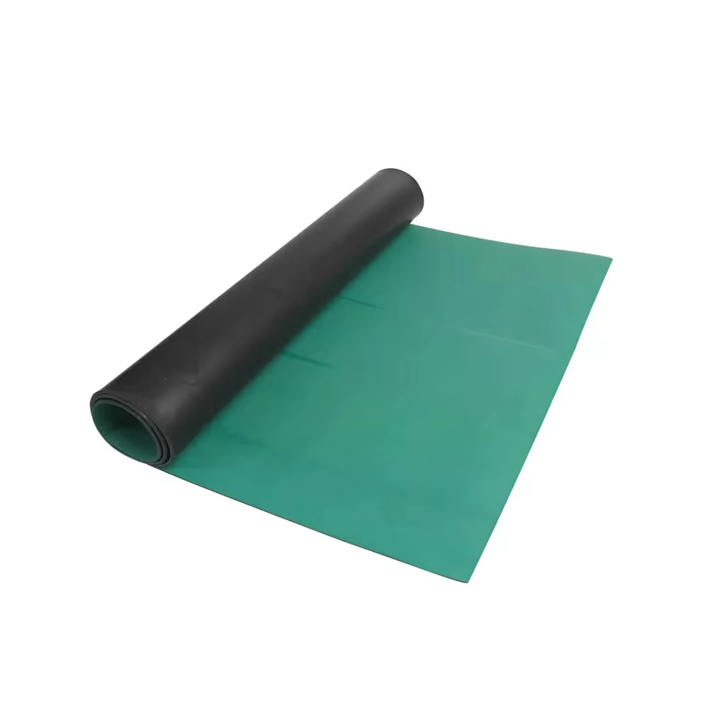 Leather Work Factory - Work Safety Desk Green Rubber Mat