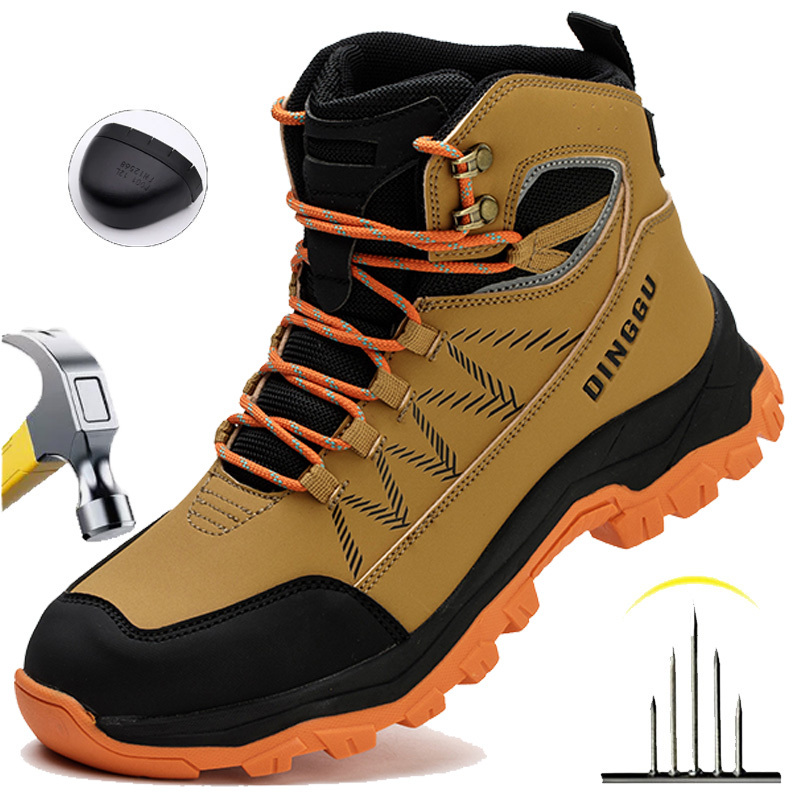 Leather Work Factory - Comfortable Safety Shoes for Men With
