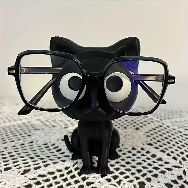 Leatherwork Table - 3D fashion glasses holder printed cat
