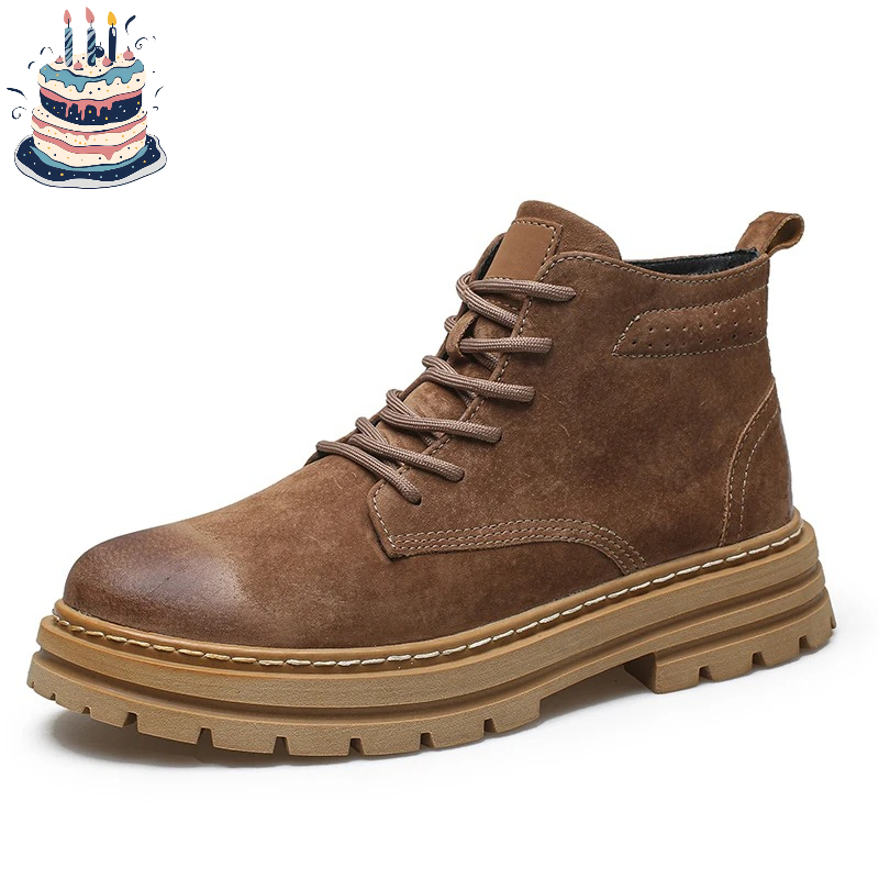 Leather Working - Genuine Leather Men Chelsea Boots High