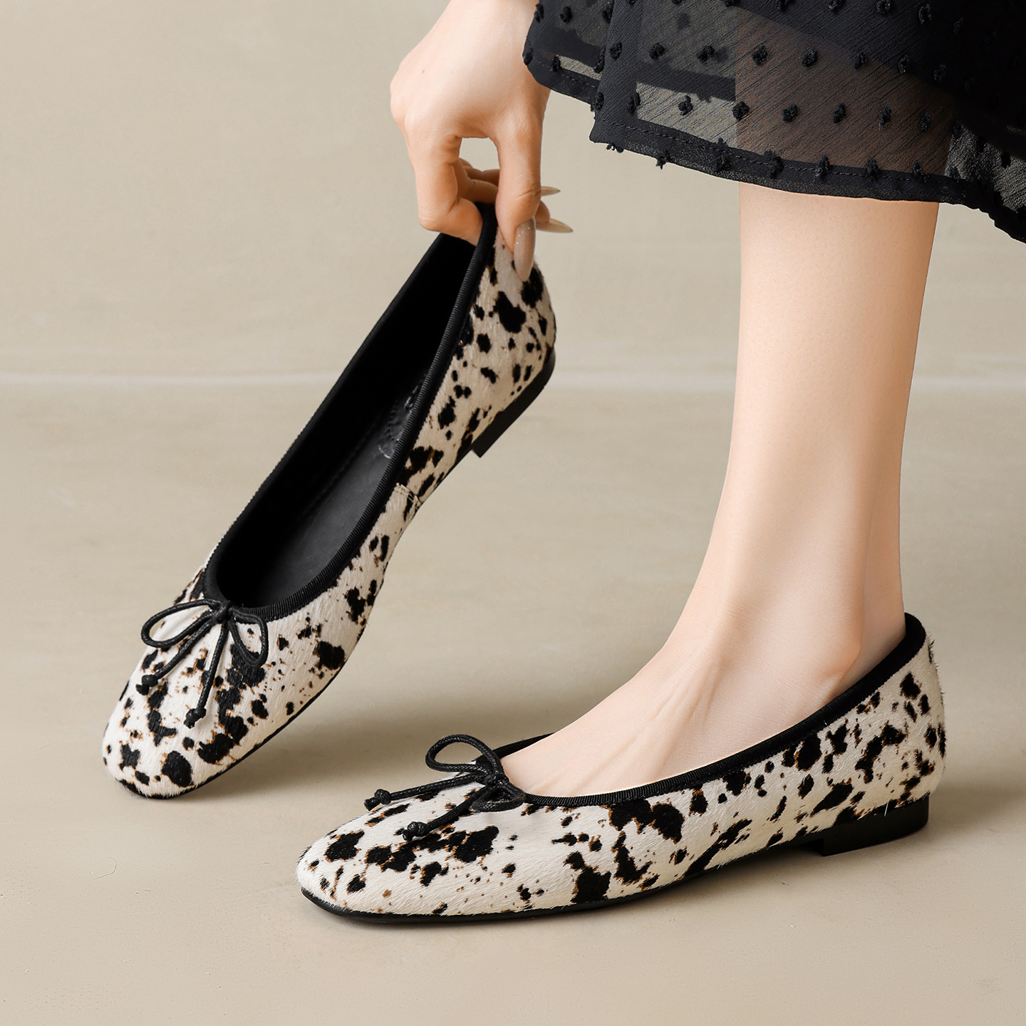 Leather Working - ﻿ Genuine Leather Horsehair Leopard Low