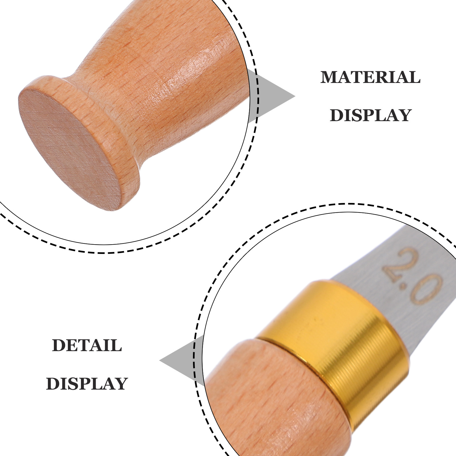 Edge Creaser Stainless Steel 2 - đánh giá và giá Leatherwork Edge Creaser