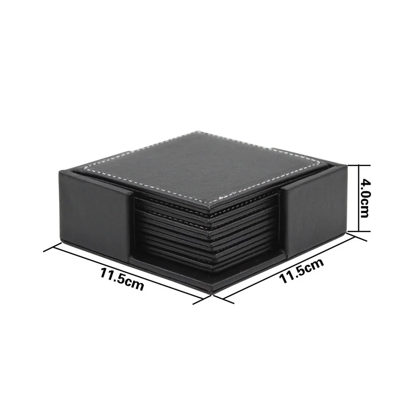6pcs/Set Business Leather Coas - đánh giá và giá Leatherwork Table