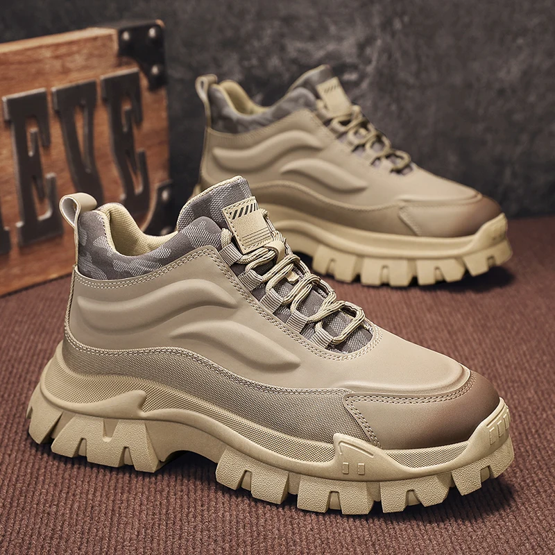 Men's Ankle Boots Fashion Comb - đánh giá và giá Leather Work Western