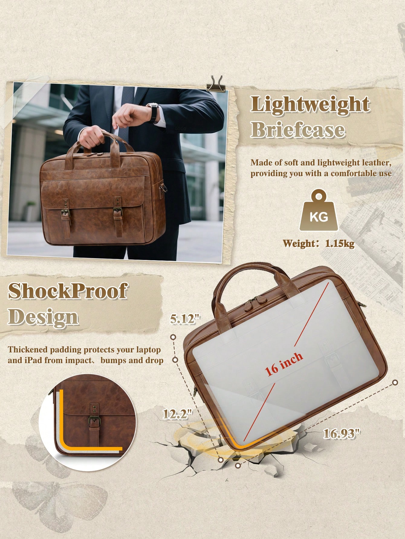 Vintage Leather Messenger Bag  - đánh giá và giá Leatherworking Classic