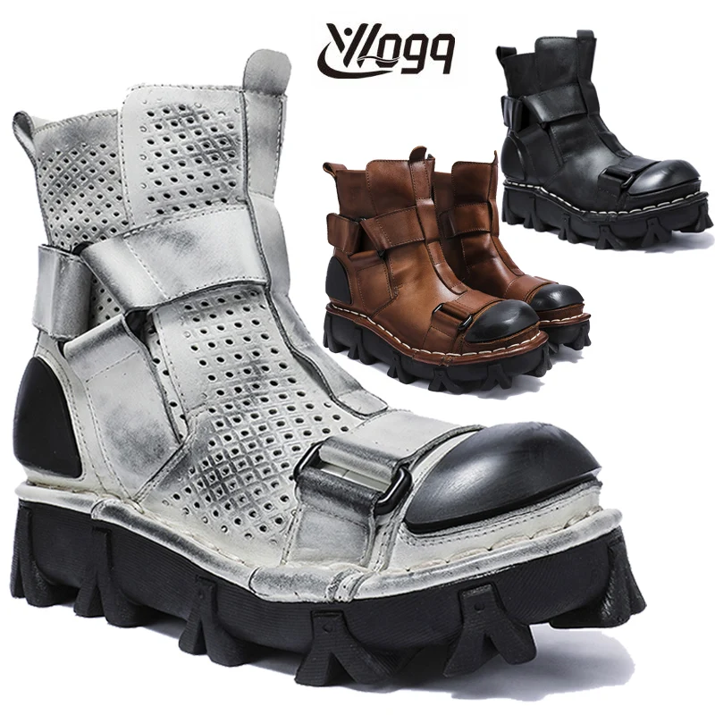 Men's Genuine Leather Motorcyc - đánh giá và giá Leather Work Western