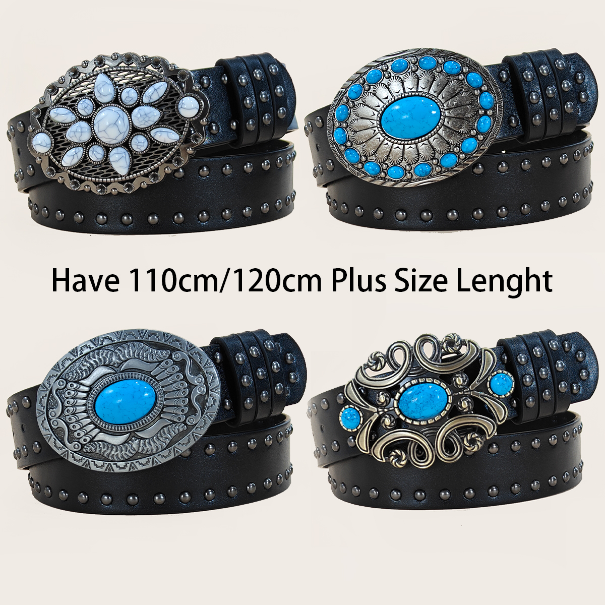 Men and women's casual Punk Ri - đánh giá và giá Leather Work Western