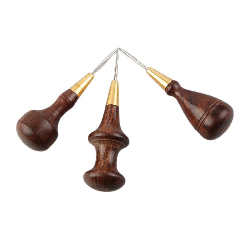 1Pcs Wooden Handle Awls Leathe - đánh giá và giá Leatherwork Hole Punch