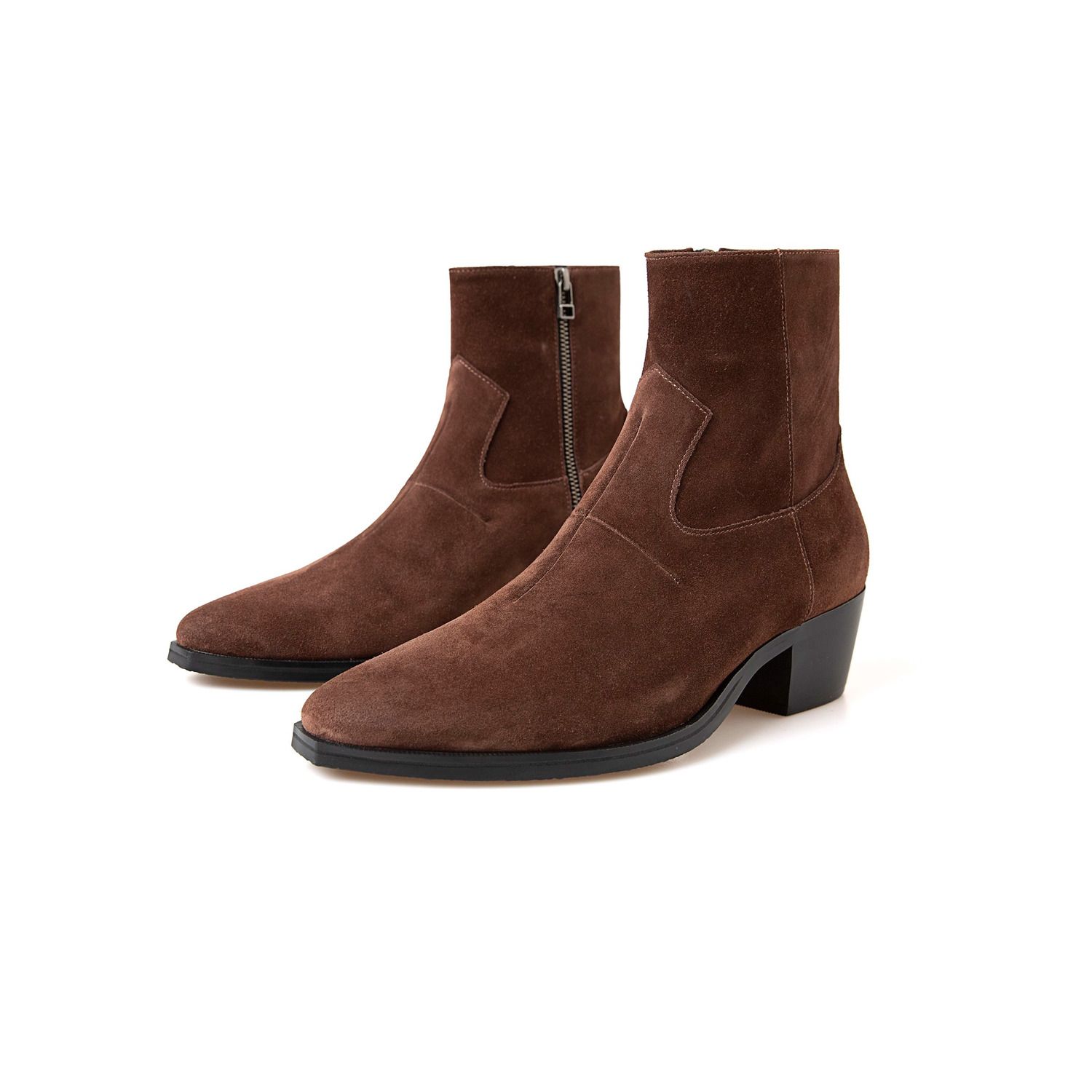 Trendy Western  Boots Thick Bo - đánh giá và giá Leather Work Western