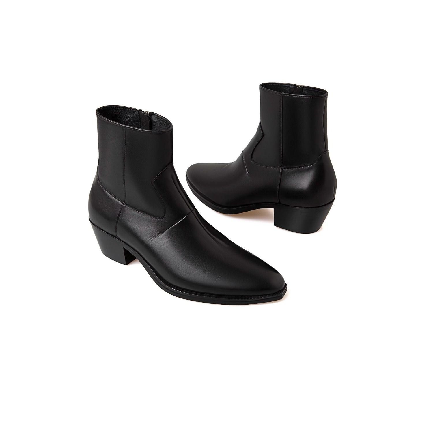 Trendy Western  Boots Thick Bo - đánh giá và giá Leather Work Western