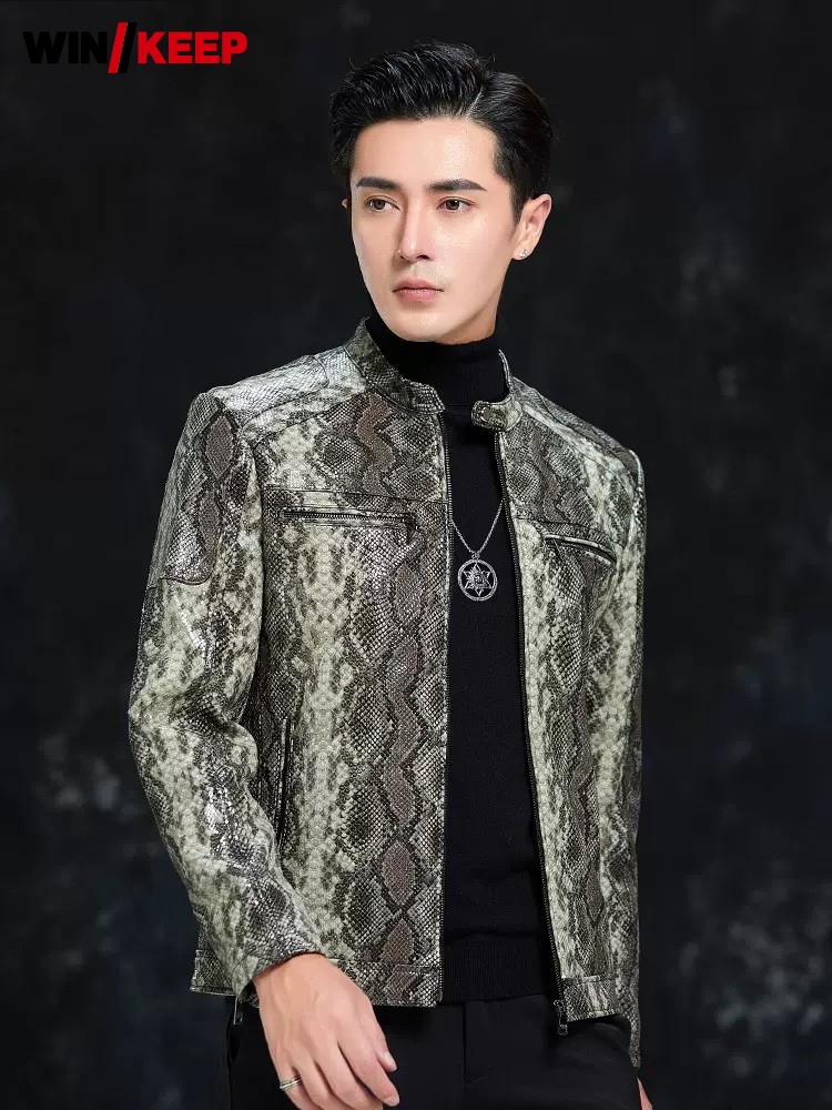 Spring Men Snake Pattern Sheep - đánh giá và giá Leatherwork Patterns Free