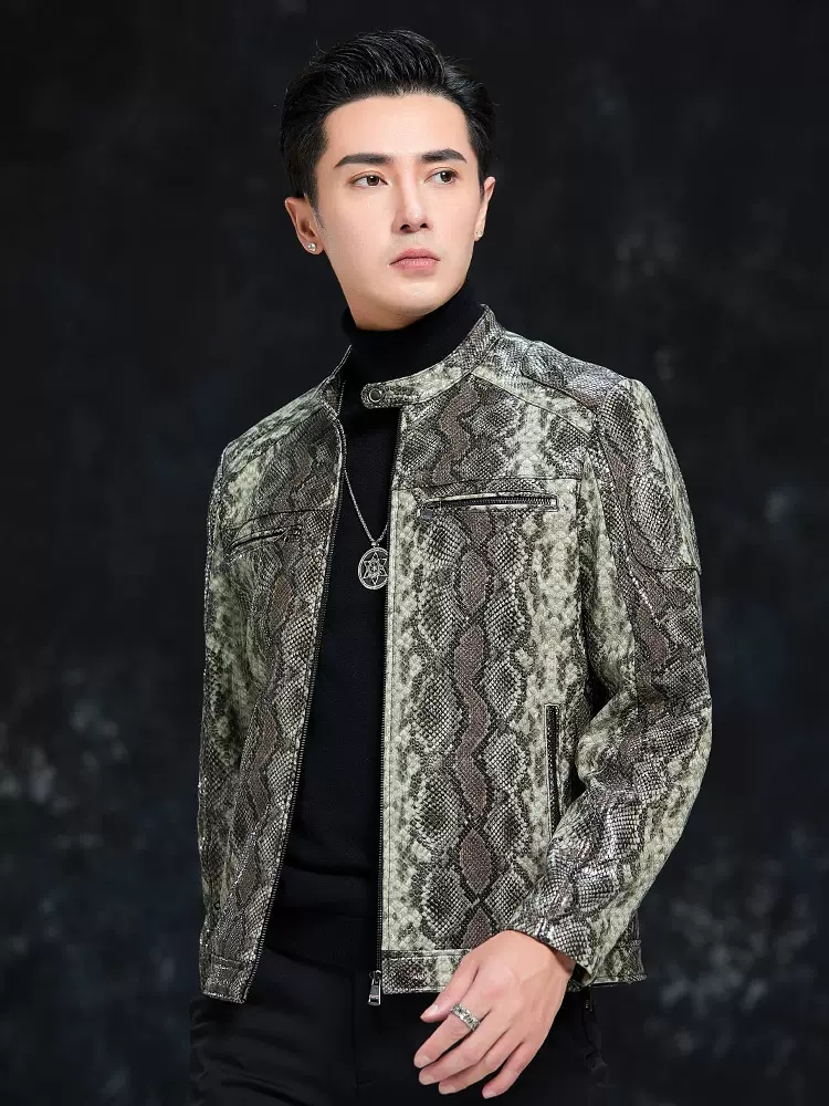 Spring Men Snake Pattern Sheep - đánh giá và giá Leatherwork Patterns Free