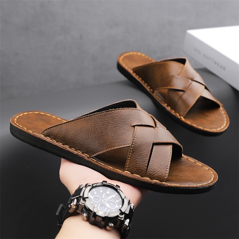 Genuine Leather Men Casual San - đánh giá và giá Leather Work Flats