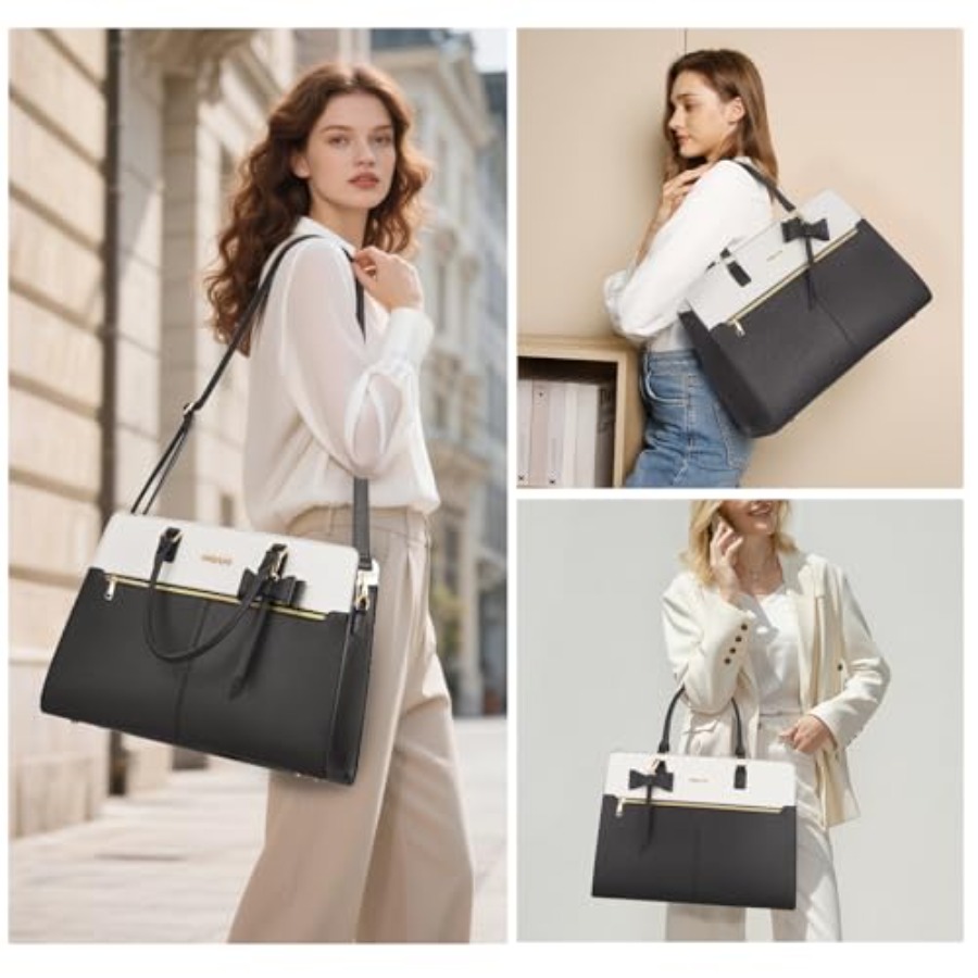 Laptop Tote Bag for Women, 15. - đánh giá và giá Leather Working