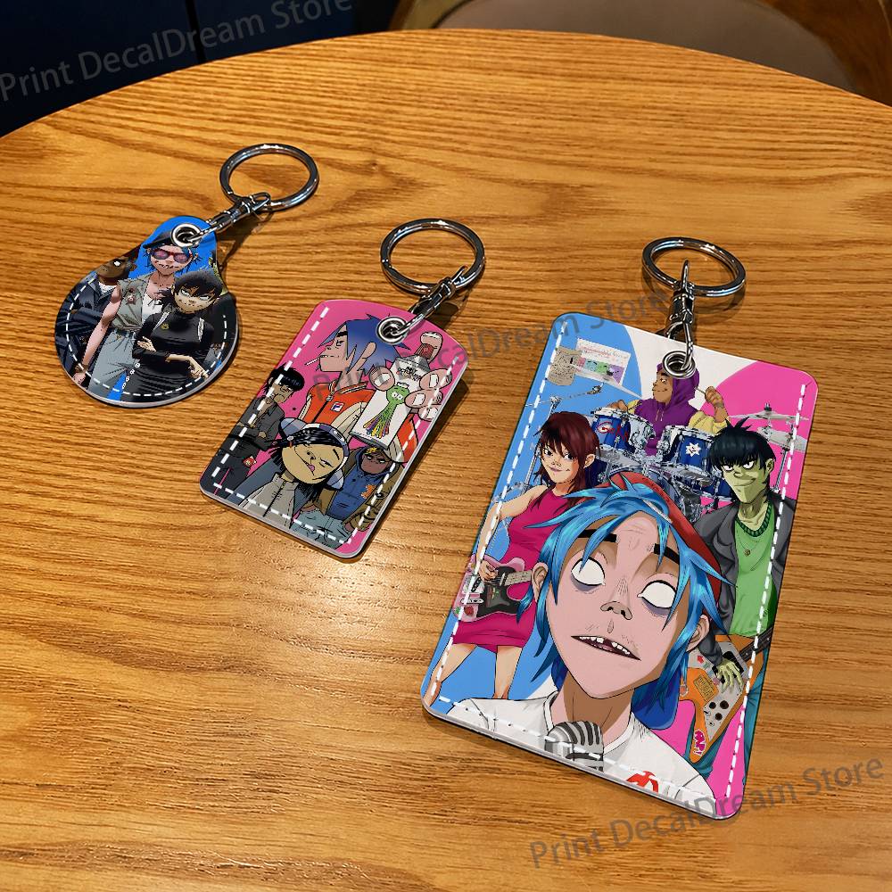 Band G-Gorillaz Holder Keychai - đánh giá và giá Leather Working