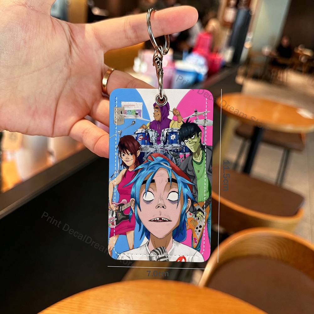 Band G-Gorillaz Holder Keychai - đánh giá và giá Leather Working