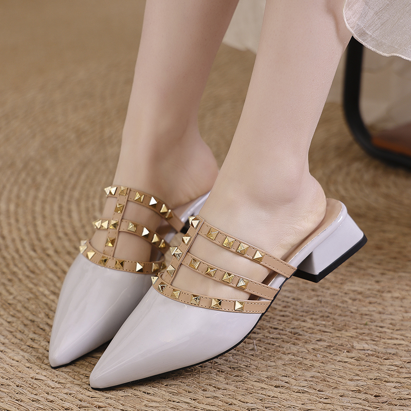 Patent Leather Pointed Toe Hal - đánh giá và giá Leather Work Flats