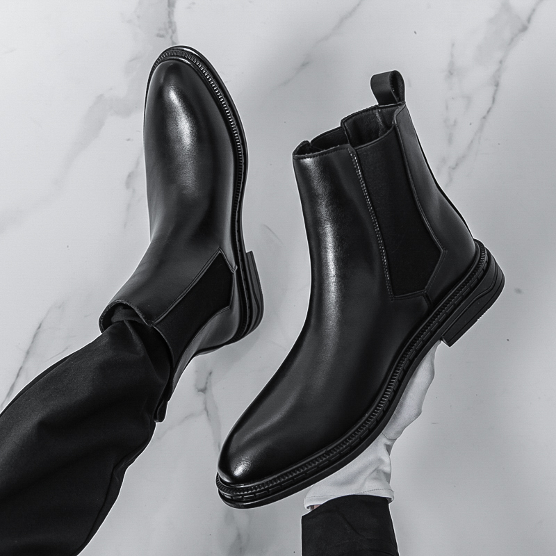 British Style Chelsea Men's Bo - đánh giá và giá Leather Work Flats