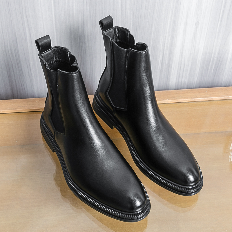 British Style Chelsea Men's Bo - đánh giá và giá Leather Work Flats