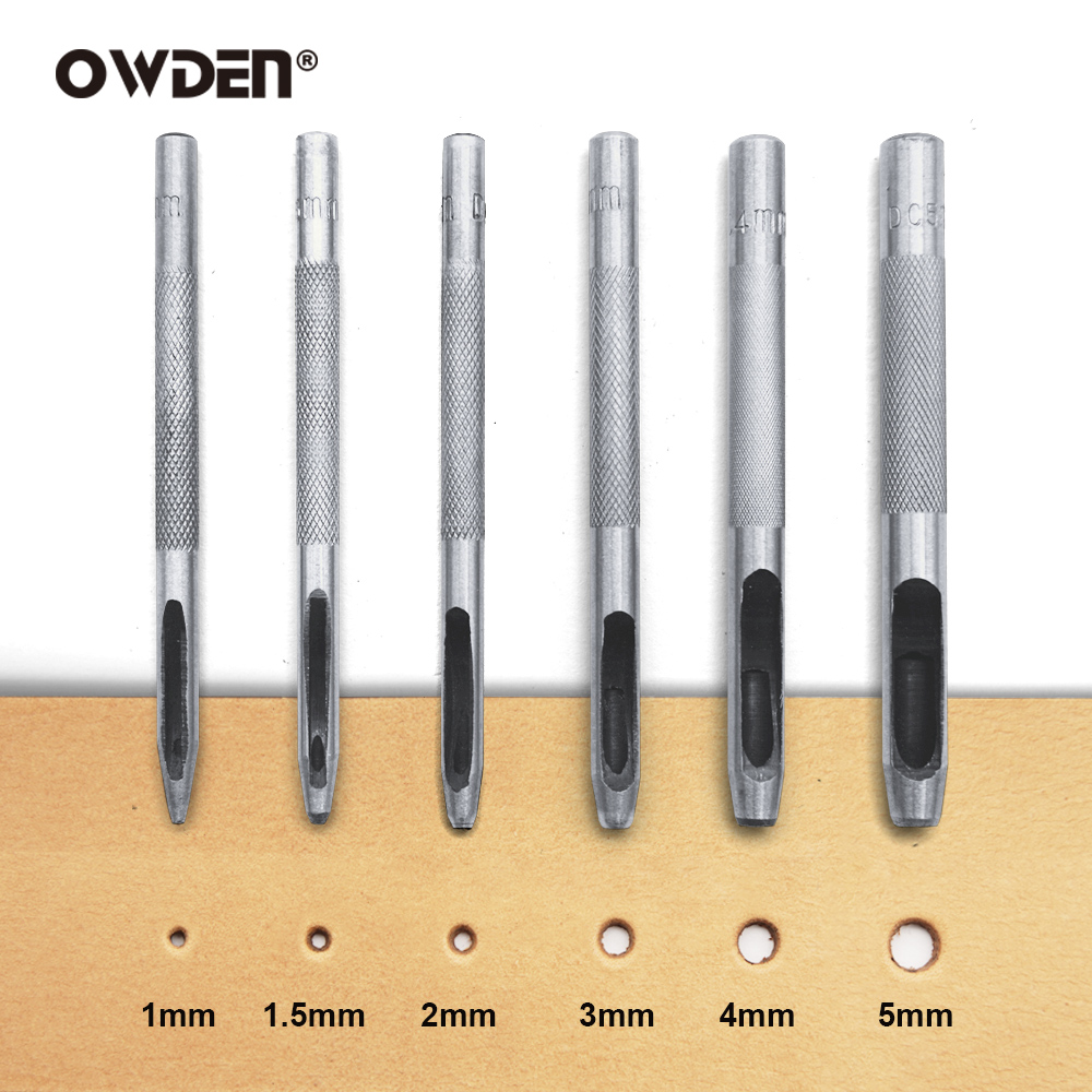6pcs Leather Hole Punching Too - đánh giá và giá Leatherwork Hole Punch
