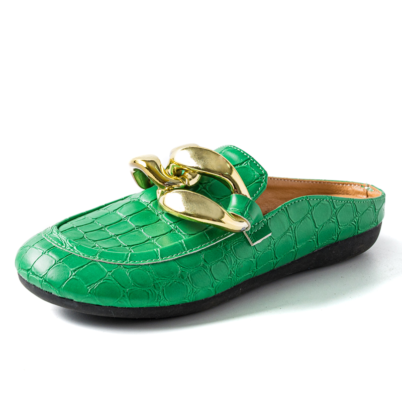 Fashion Women Slippers Plus Si - đánh giá và giá Leather Work Flats