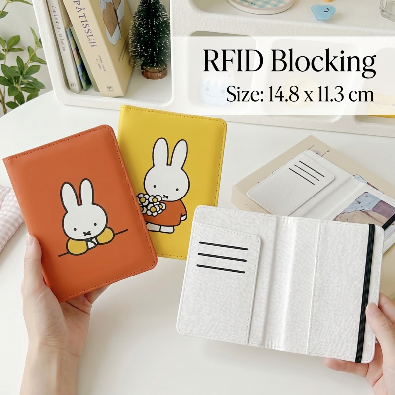 Kawaii Miffy ID Card Passport  - đánh giá và giá Leather Work Western