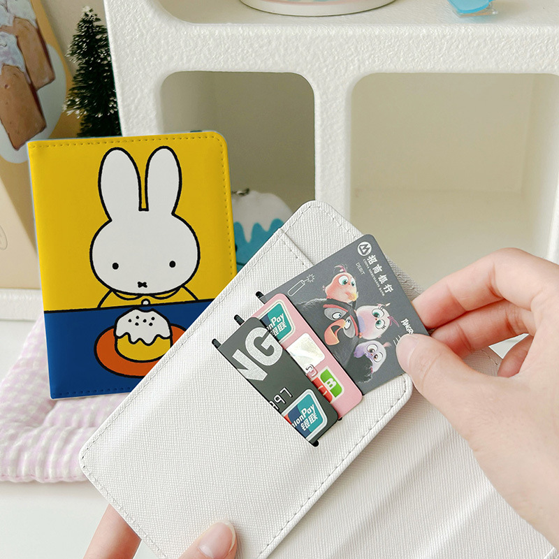 Kawaii Miffy ID Card Passport  - đánh giá và giá Leather Work Western