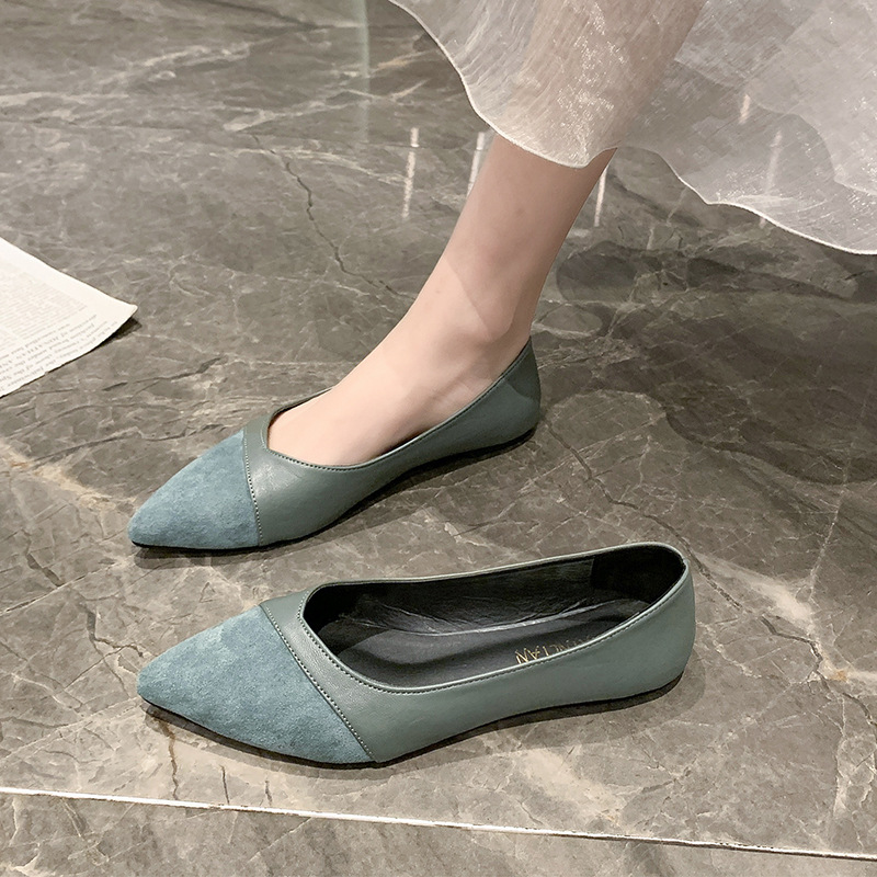 Flat black leather shoes for w - đánh giá và giá Leather Working