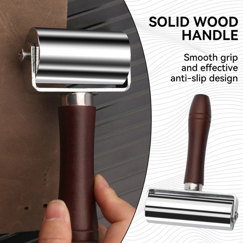 Leather Press Edge Roller with - đánh giá và giá Leatherwork Edge Creaser