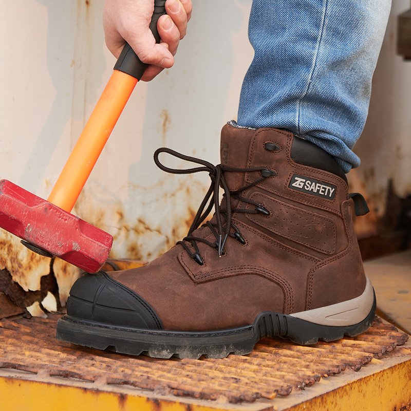 Cowhide Work Boots genuine lea - đánh giá và giá Leather Work Flats