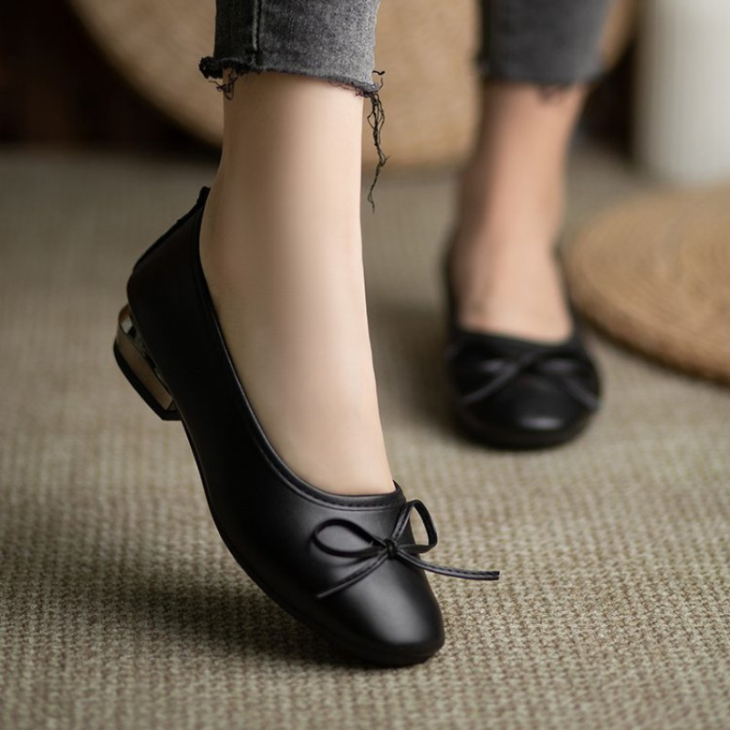 Elegant Bowknot Flat Shoes for - đánh giá và giá Leather Working