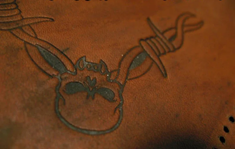 5pcs Thorns and skull pattern  - đánh giá và giá Leatherwork Patterns Free