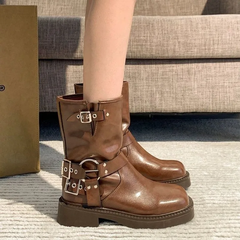 Women's Ankle Boots Autumn Wor - đánh giá và giá Leather Work Western
