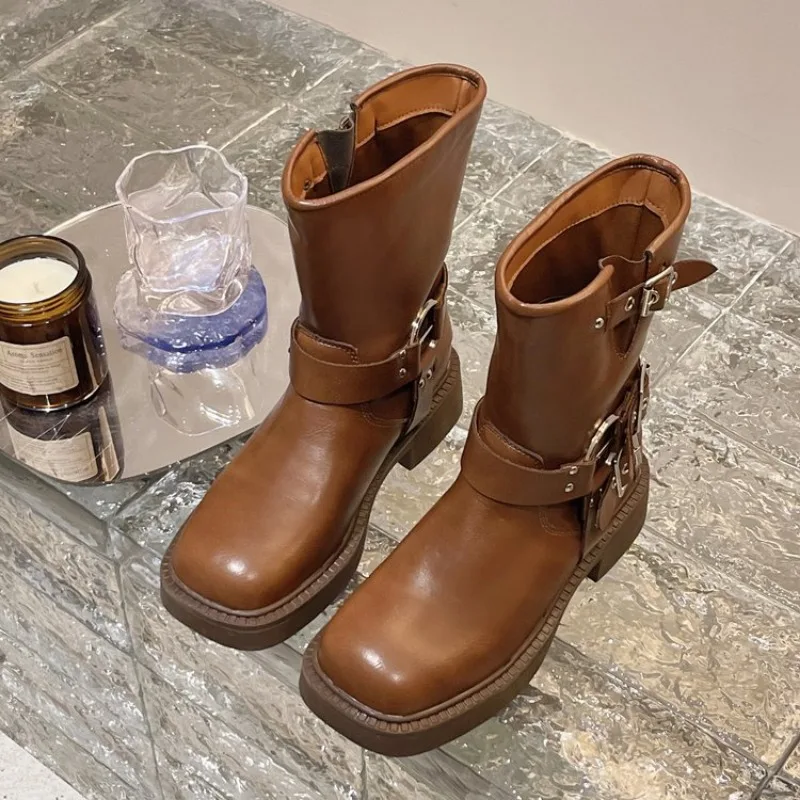Women's Ankle Boots Autumn Wor - đánh giá và giá Leather Work Western