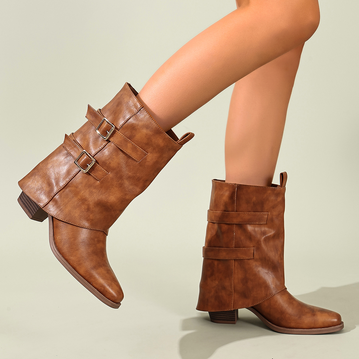 Women's Mid-Calf Boots, Retro  - đánh giá và giá Leather Work Western