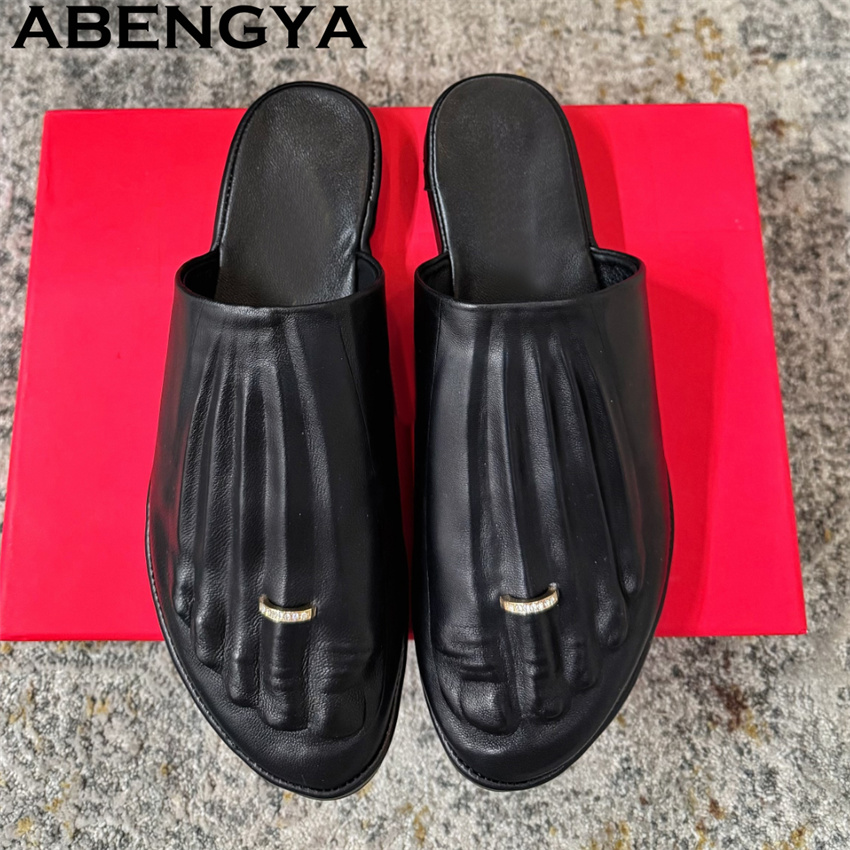 Black Real Leather Wrap Toe lo - đánh giá và giá Leather Work Flats