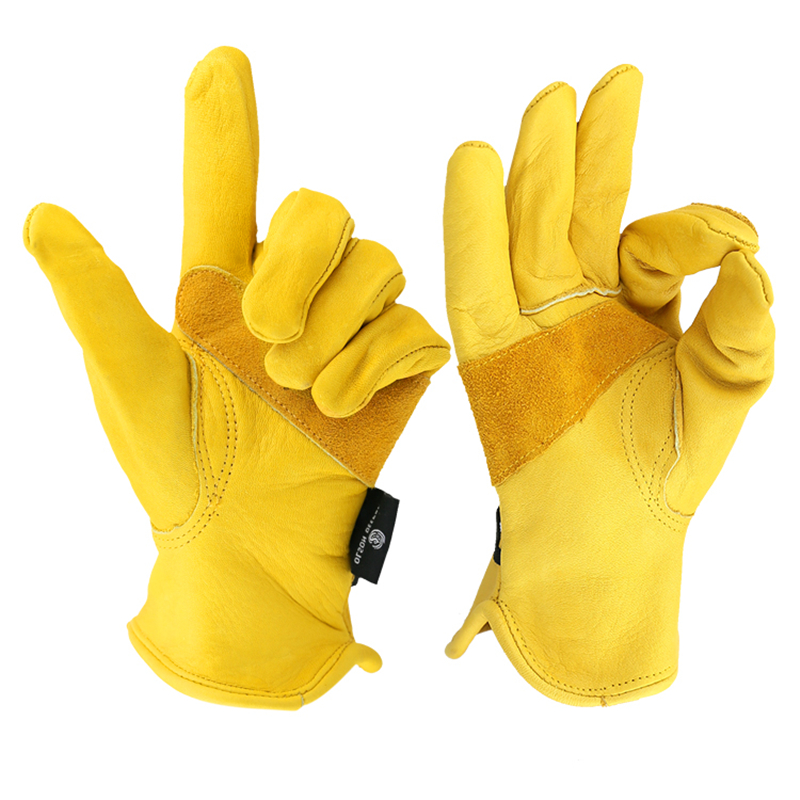 Work Gloves Cowhide Leather Fa - đánh giá và giá Leather Work Factory