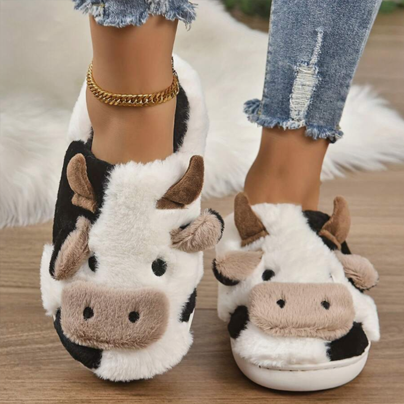 Soft Cow Slippers for Women -  - đánh giá và giá Leather Work Flats