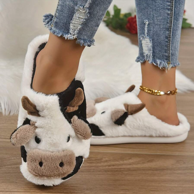 Soft Cow Slippers for Women -  - đánh giá và giá Leather Work Flats