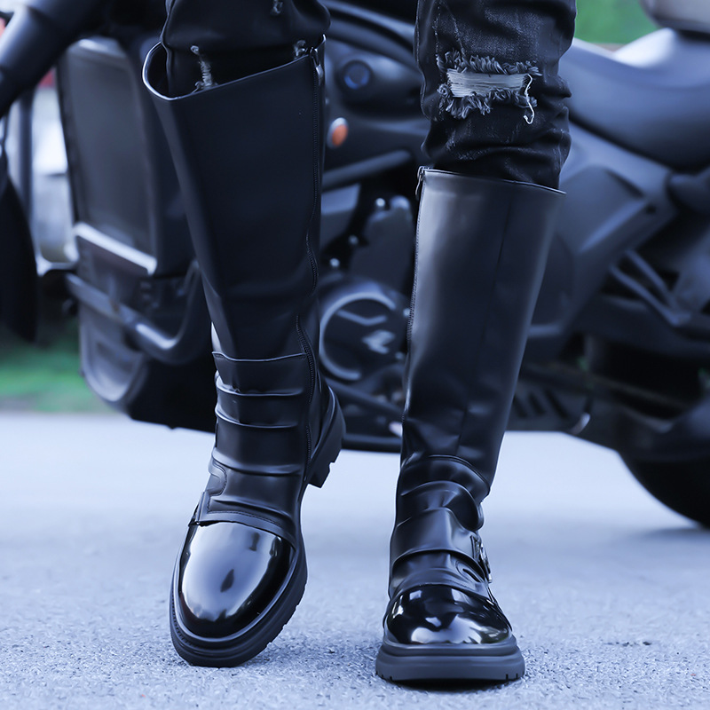 2026 New Men‘s Motorcycle Boot - đánh giá và giá Leather Work Flats