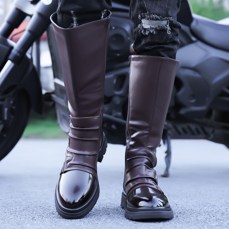 2026 New Men‘s Motorcycle Boot - đánh giá và giá Leather Work Flats