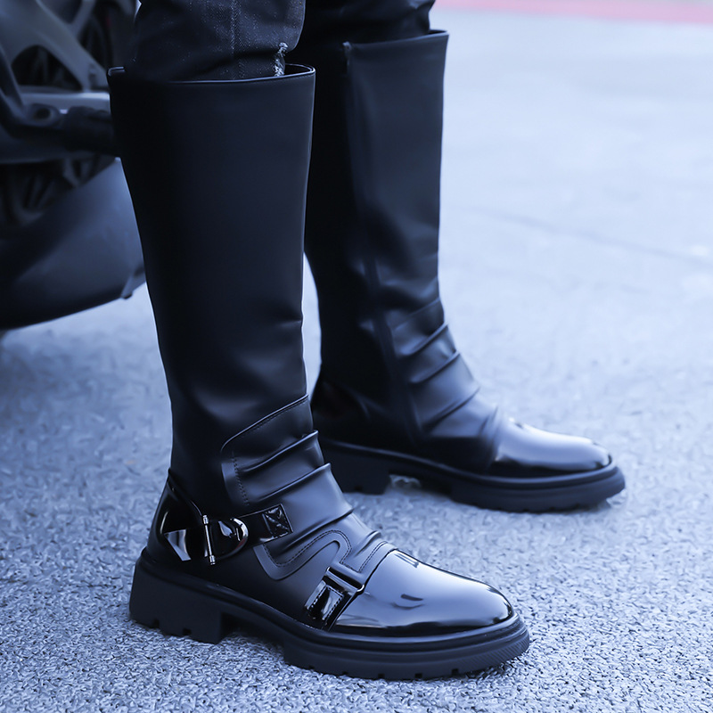 2026 New Men‘s Motorcycle Boot - đánh giá và giá Leather Work Flats
