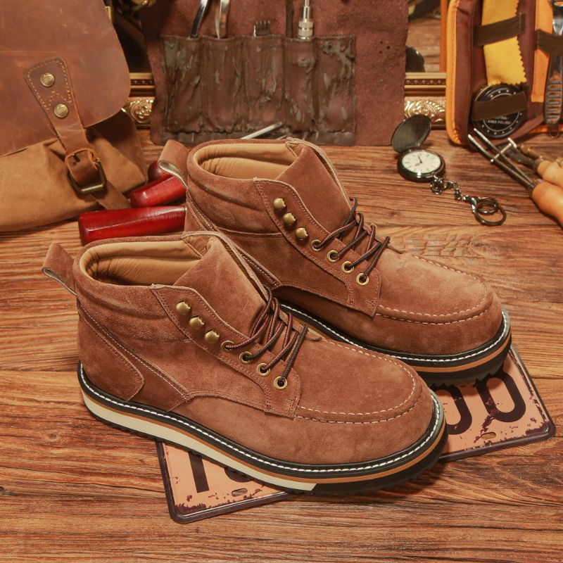 British Style American Retro G - đánh giá và giá Leather Work Western