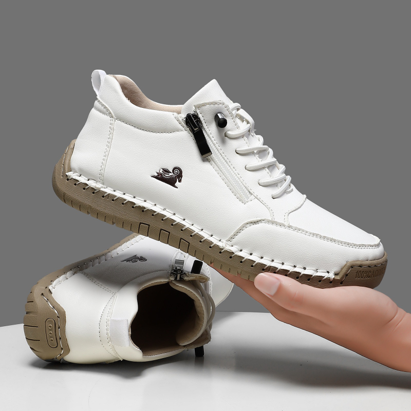 Women's Sneakers Handmade Leat - đánh giá và giá Leather Work Flats