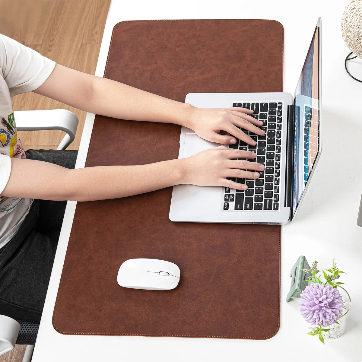 Desk Pad Waterproof PU Mouse P - đánh giá và giá Leatherwork Table