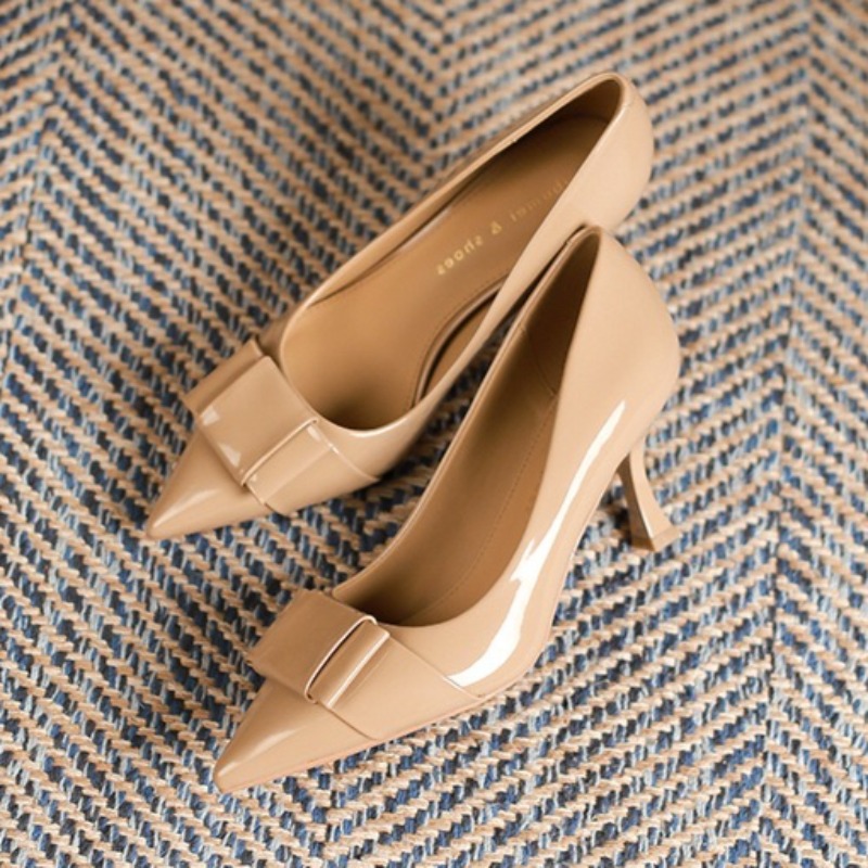 Heels for Ladies Pointed Stile - đánh giá và giá Leatherwork In French