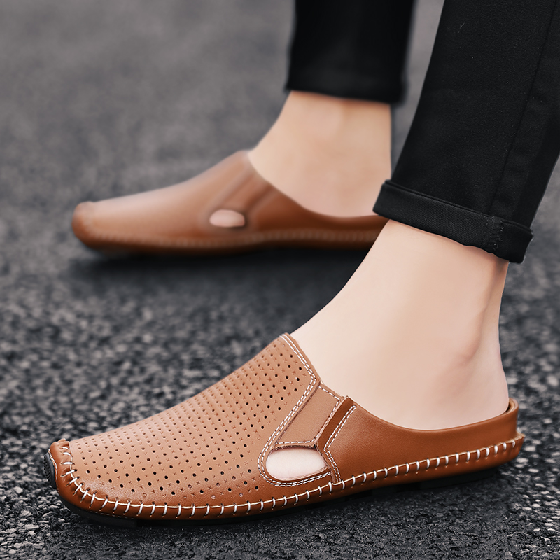 Half Slipper for Men Sandals 2 - đánh giá và giá Leather Work Flats
