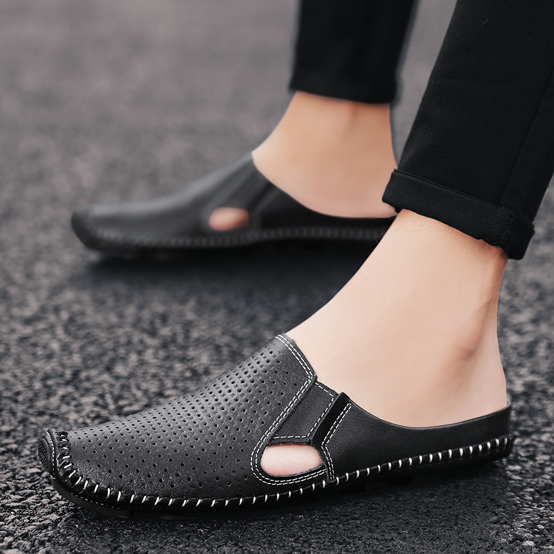 Half Slipper for Men Sandals 2 - đánh giá và giá Leather Work Flats
